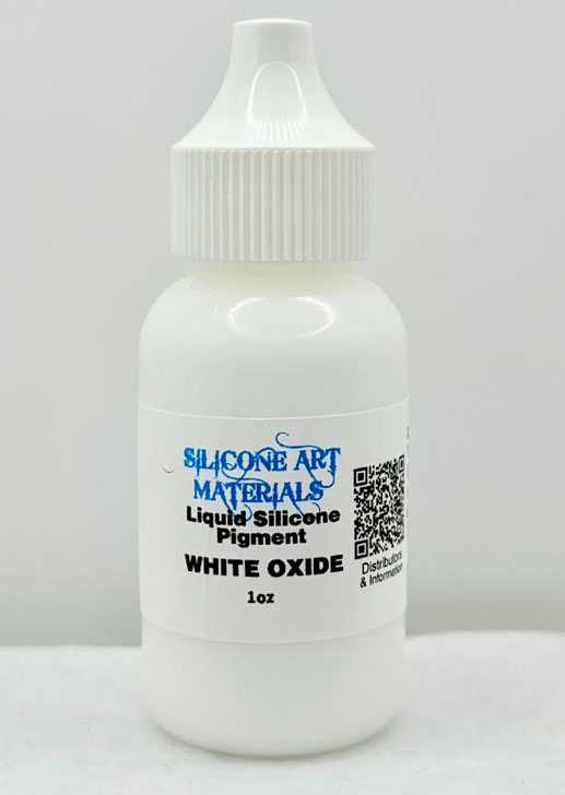 SAM Liquid Silicone Pigment ~ White Oxide ~ 1 OZ