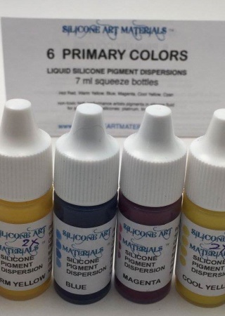 SAM Silicone Paint ~ Primary ~ 6 Colors