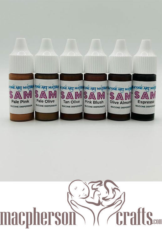 SAM Silicone Paint ~ Skin Tone ~ 6  Colors