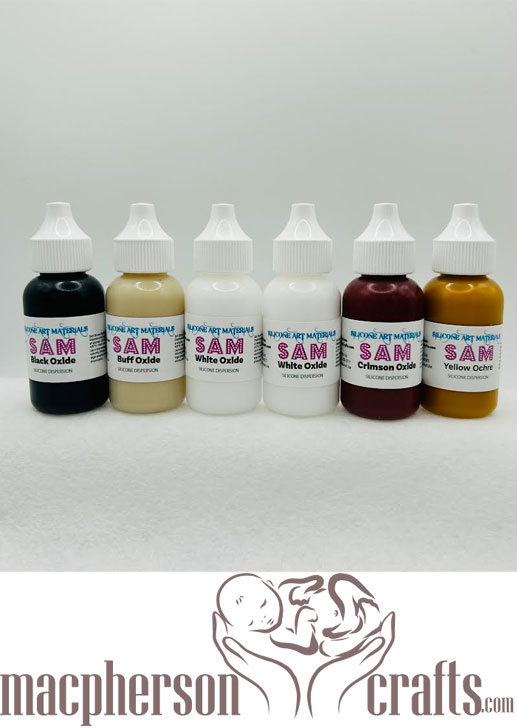 SAM Silicone Paint ~ 6  EXTRA Colors ~ 1OZ