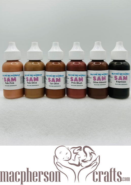 SAM Silicone Paint ~ Skin Tone ~ 6  Colors ~ 1OZ