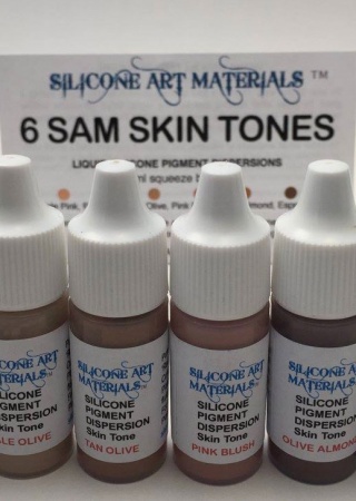 SAM Silicone Paint ~ Skin Tone ~ 6  Colors