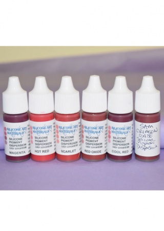 SAM Silicone Paint ~ Red ~ 6 Colors