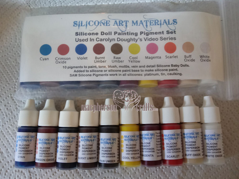 Silicone cheap doll paint