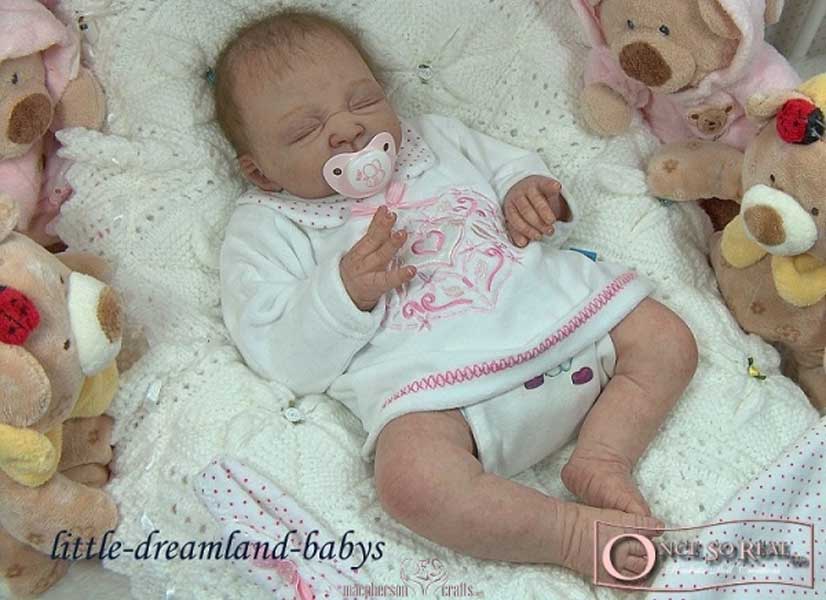 Sheva Dolls | OOAK lifelike reborn toddler doll Chanelle (Jannie de Lange sculpt