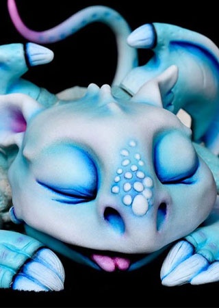 ***ORIGINAL*** unpainted reborn doll kit Spark the sleeping dragon by nikol mari 