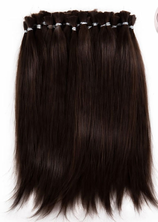 Ju&amp;Na Finest Mohair ~ Straight Newborn Baby ~ Dark Brown