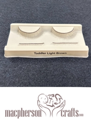 Eyelash Set - Toddler - Light Brown