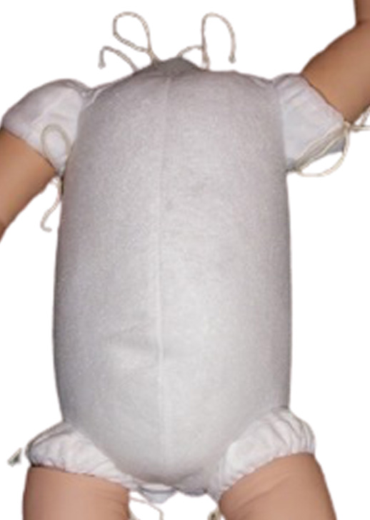 Ball Jointed Body for Reborn Doll - White - 16 Inch 3/4 Arm - Full Leg