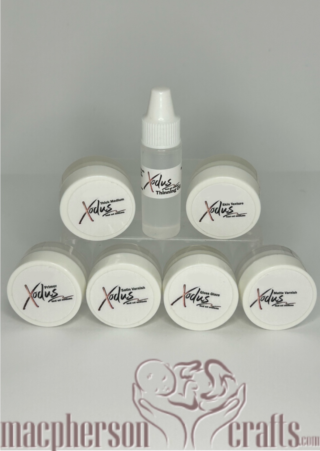 An Introductory Set of 7~Xodus Heat Set Mediums ~ NEW Formula