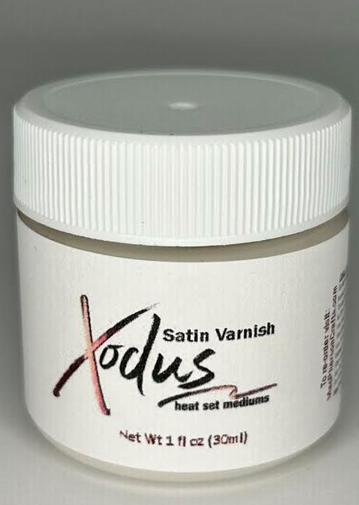 Xodus Heat Set Paints~Satin Varnish~1 OZ ~  NEW Formula