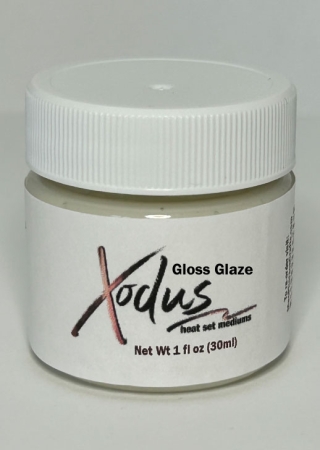 Xodus Heat Set Paints~Gloss Glaze~1 OZ ~ NEW Formula