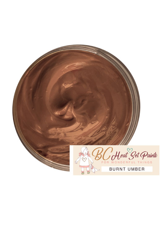 BC Heat Set Paints - Color Burnt Umber - Petite Size