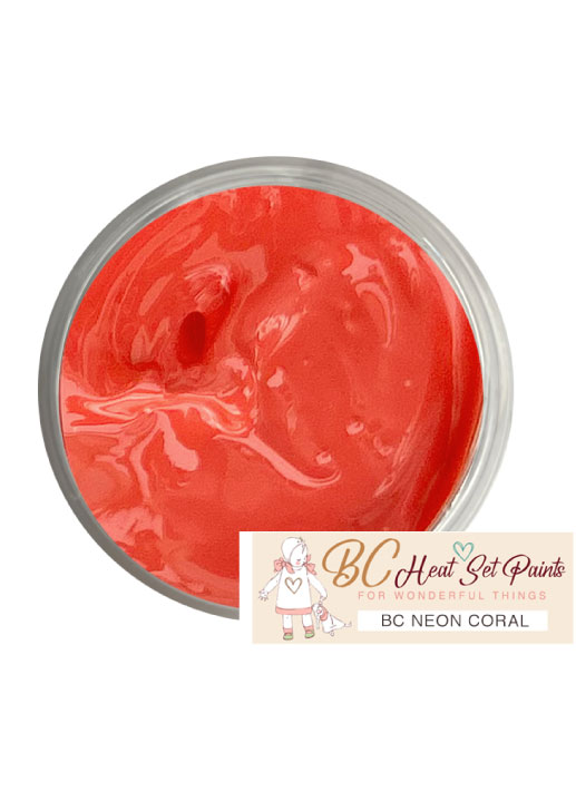 BC Heat Set Paints - Color Neon Coral - Petite Size