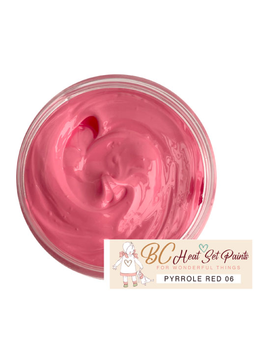 BC Heat Set Paints - Color Pyrrole Red 06 - Petite Size