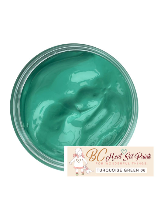 BC Heat Set Paints - Color Turquoise Green - Petite Size