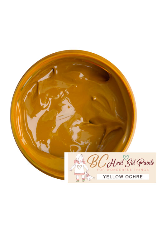 BC Heat Set Paints - Color Yellow Ocre - Petite Size