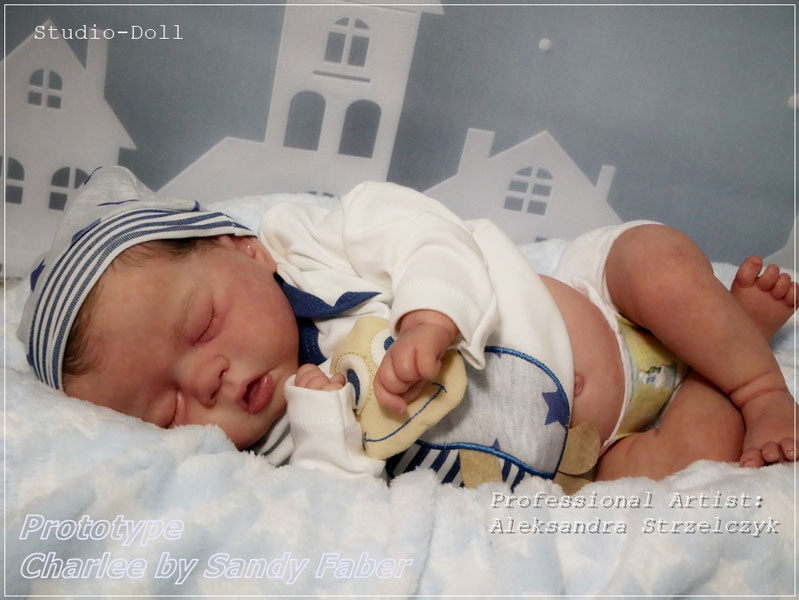 正規キットリボーンドール Charlee by Sandy Faber ねんね CUSTOM REBORN BABY ~ Charlee by Sandy Faber ~ 6 Month Layaway - Etsy