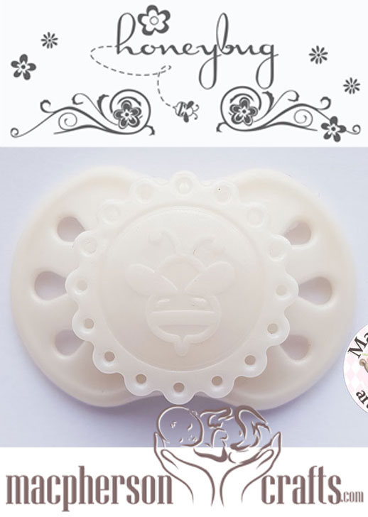 HoneyBug Sweet Dreams Vintage Preemie Pacifier - Vintage Cream