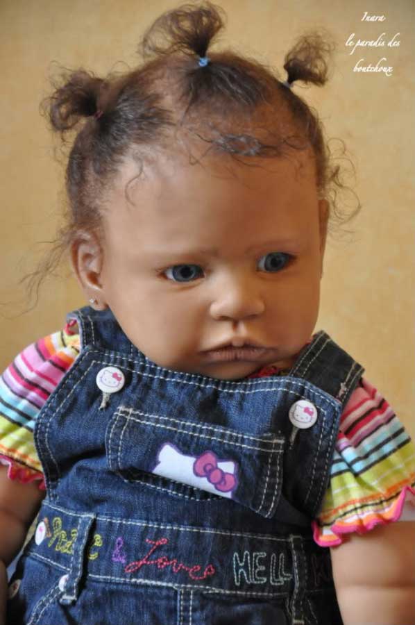 Biracial Reborn Baby Girl for sale - Happy bu Regina Swialkowski