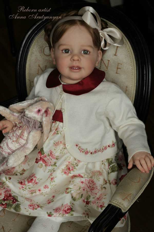CA 56 cm BABY Anna-afrostile Marie-Mischell * Reborn Kit 