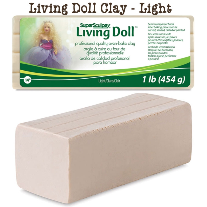 Sculpey Living Doll Polymer Clay Light