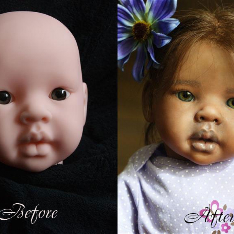 reborn doll heads only