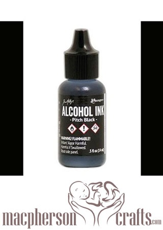 Tim Holtz® Alcohol Ink 0.5oz - Pitch Black